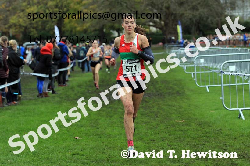 Girls Under-15s, 2022 British Athletics Cross Challenge, Sefton Park, Liverpool.  Photo: David T. Hewitson/Sports for All Pics